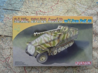 DML7331  Sd.Kfz.251/22 Ausf.D+7.5cm PAK kanon